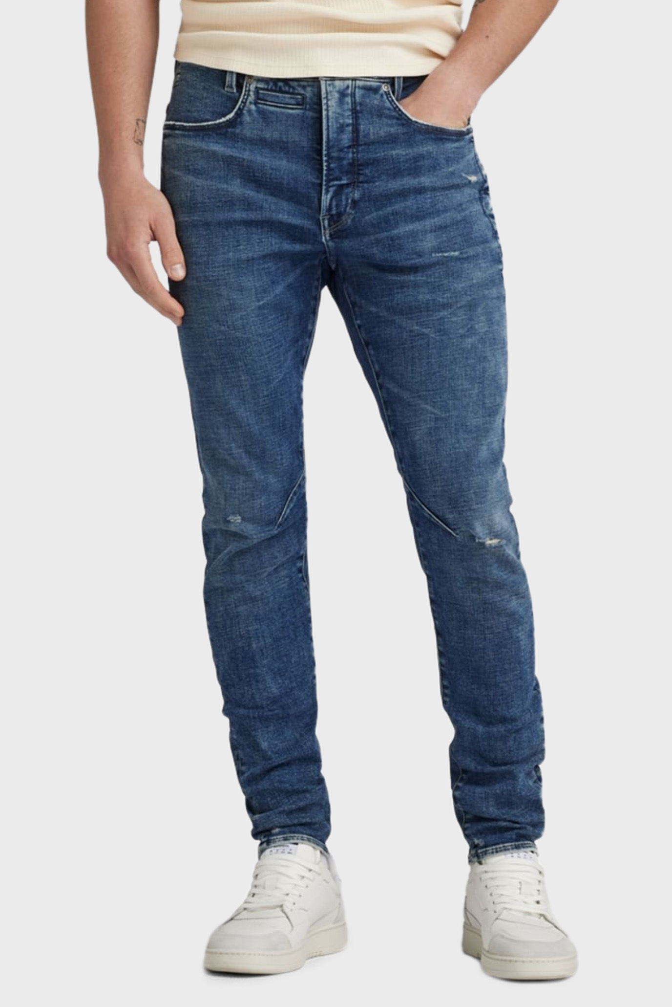 Чоловічі сині джинси D-Staq 3D Slim 1