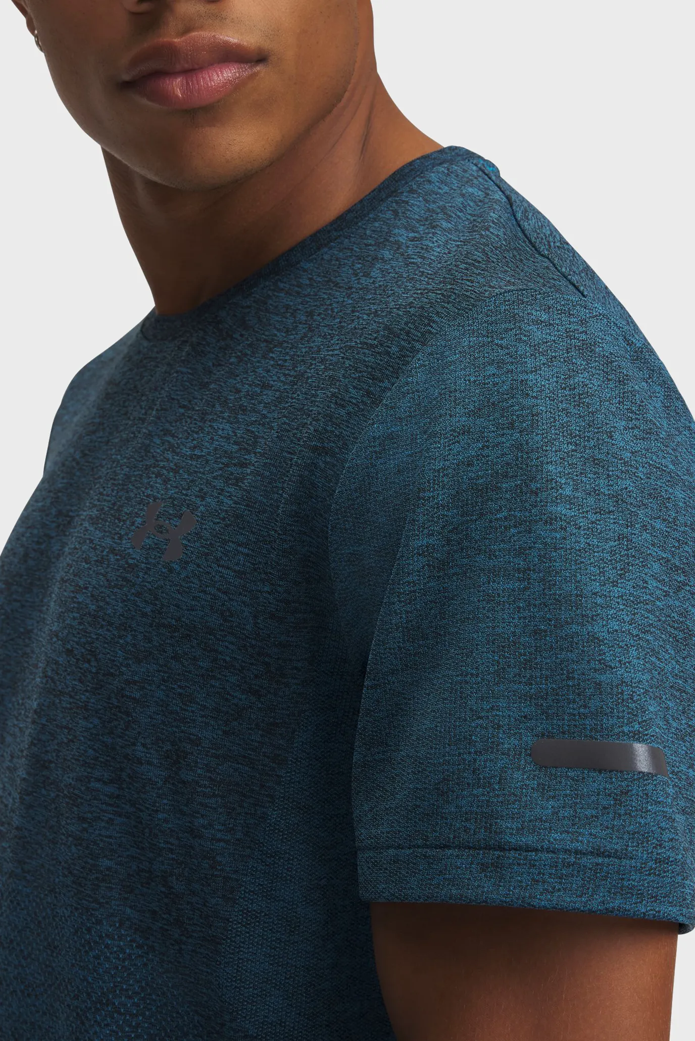 Мужская темно-синяя футболка UA SEAMLESS STRIDE SS 3