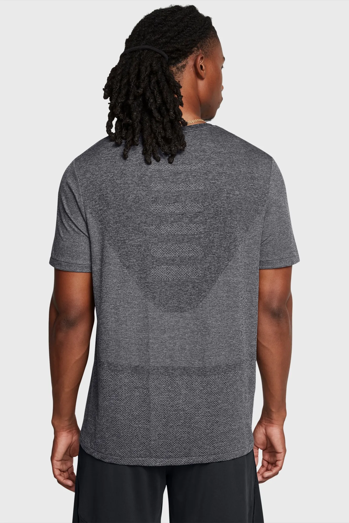 Мужская серая футболка UA SEAMLESS STRIDE SS 2