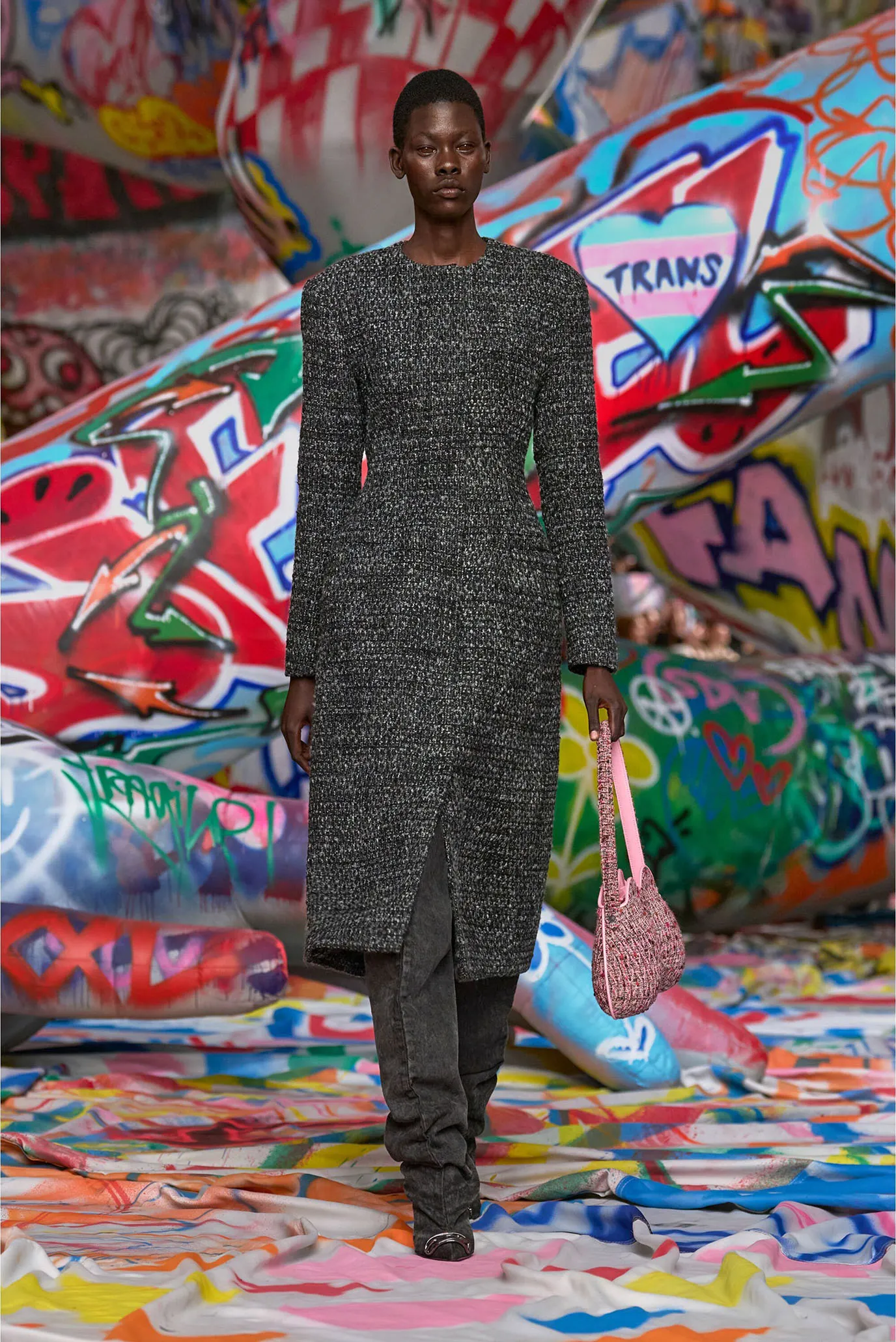 Жіночі чорні джинсові ботфорти VENUS 6