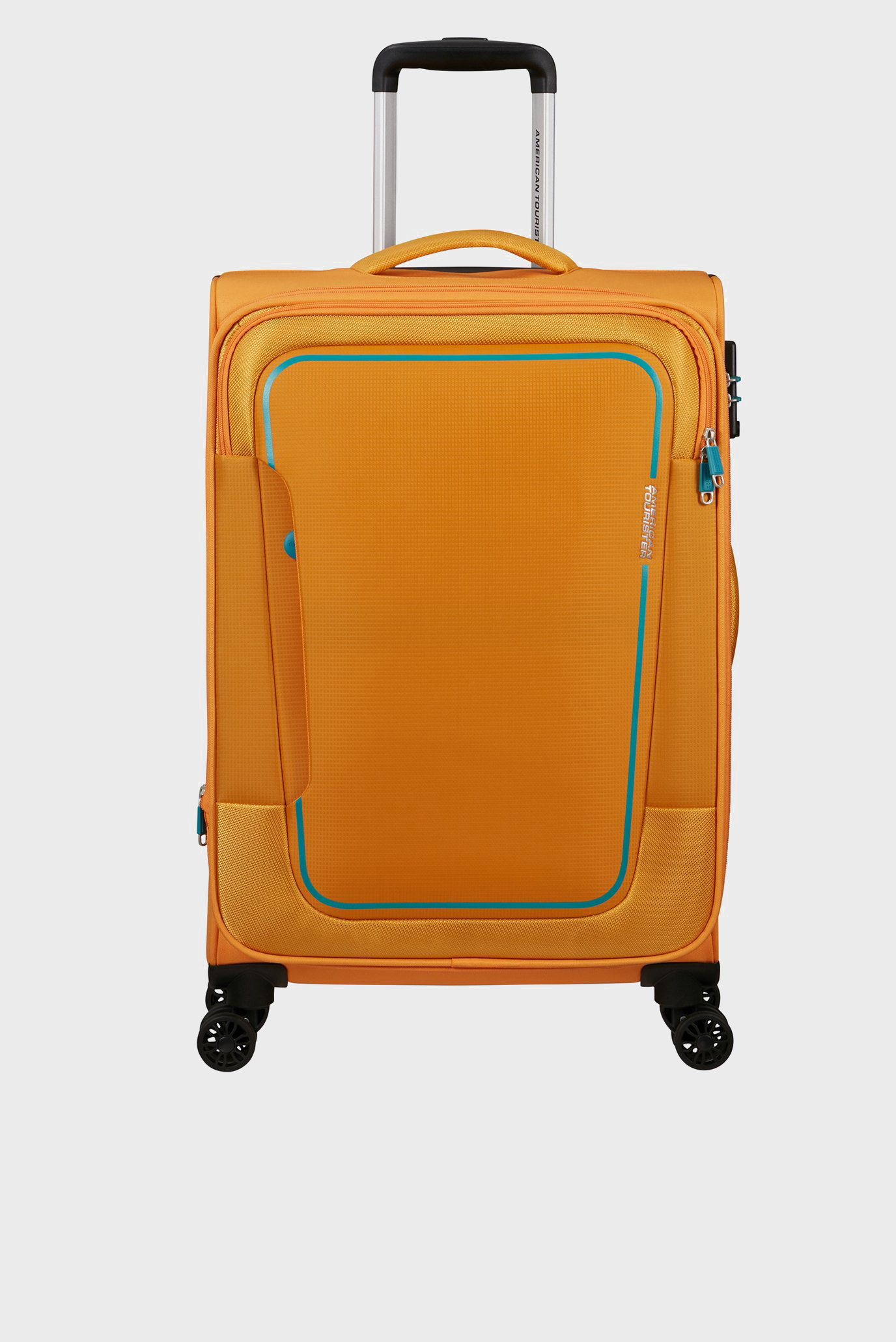 Оранжевый чемодан 68 см PULSONIC SUNSET YELLOW 1