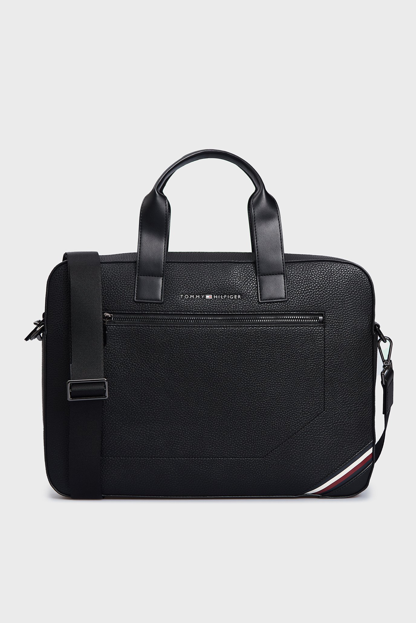 Чоловіча чорна сумка для ноутбука TH CENTRAL SLIM COMPUTER BAG 1