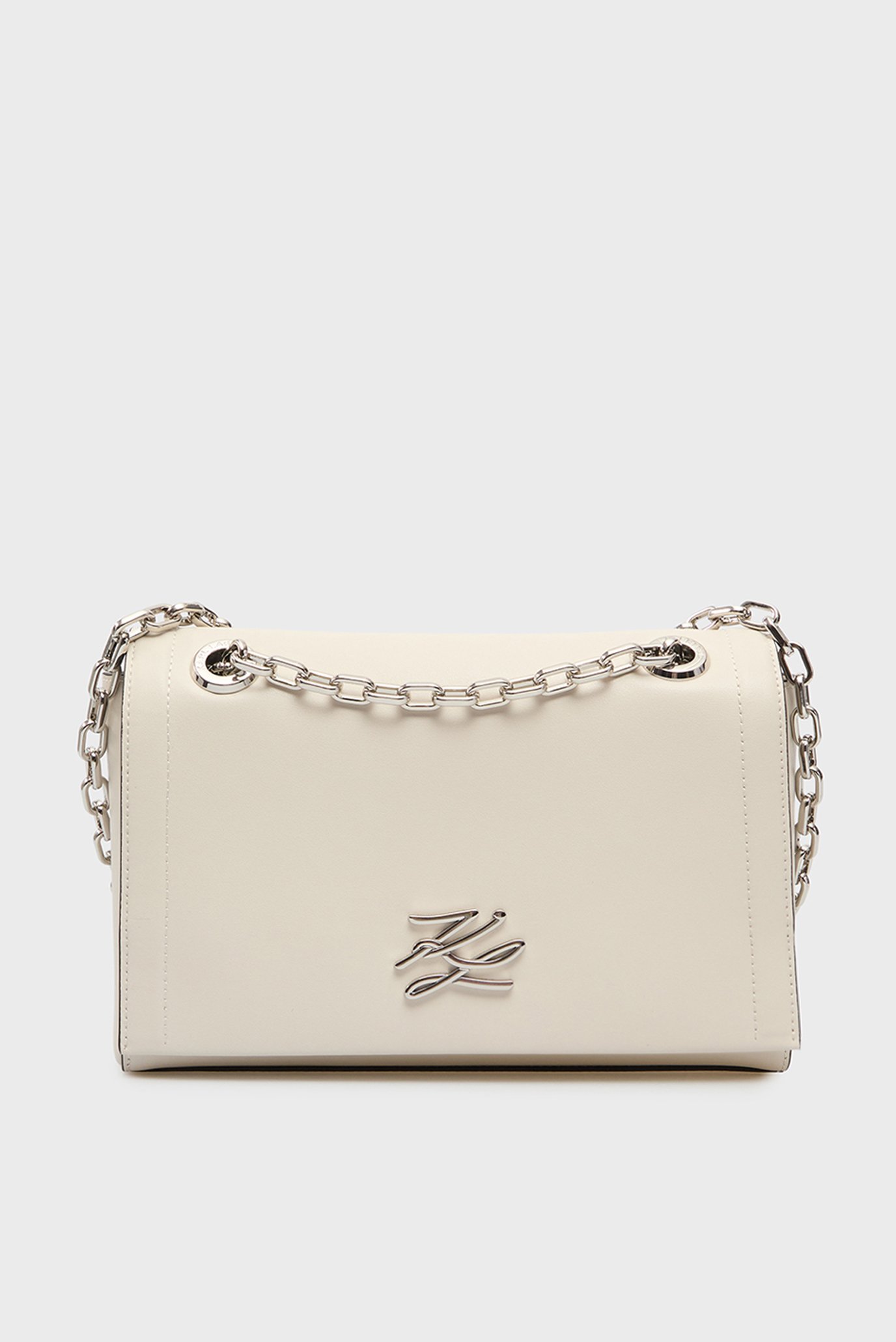 Женская белая кожаная сумка autograph Бежевый ONESIZE Karl Lagerfeld A4W30084 Женская белая кожаная сумка autograph Бежевый ONESIZE Karl Lagerfeld A4W30084