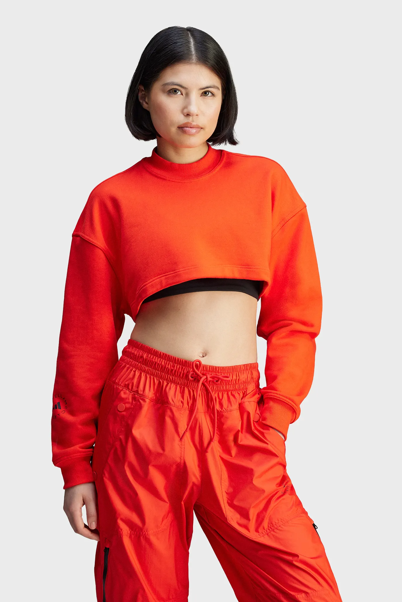 Жіночий червоний світшот adidas by Stella McCartney TrueCasuals 1