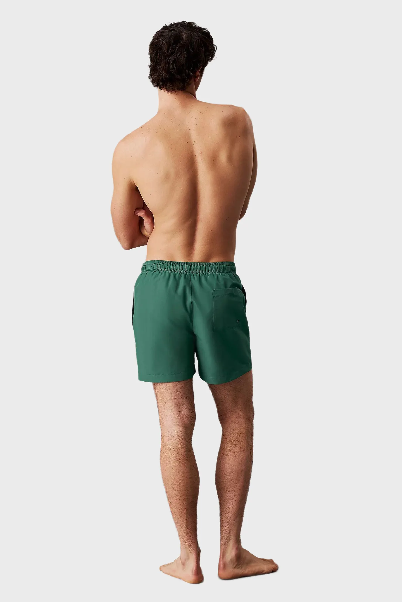 Мужские зеленые плавательные шорты MEDIUM DRAWSTRING 3