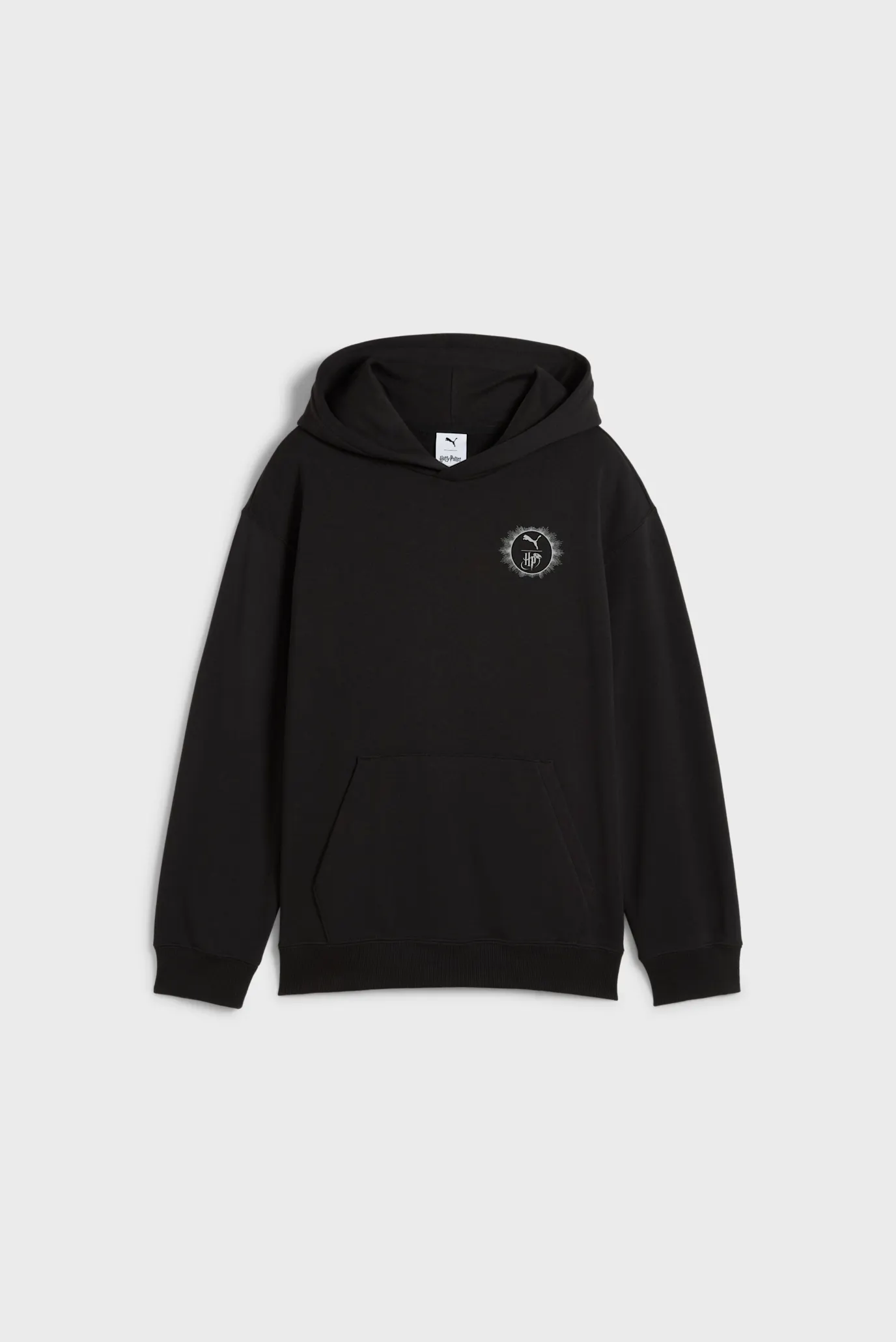 Детское черное худи PUMA x HARRY POTTER Relaxed Graphic Hoodie Youth 4