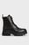 Жіночі чорні шкіряні черевики CHUNKY COMBAT LACEUP BOOT