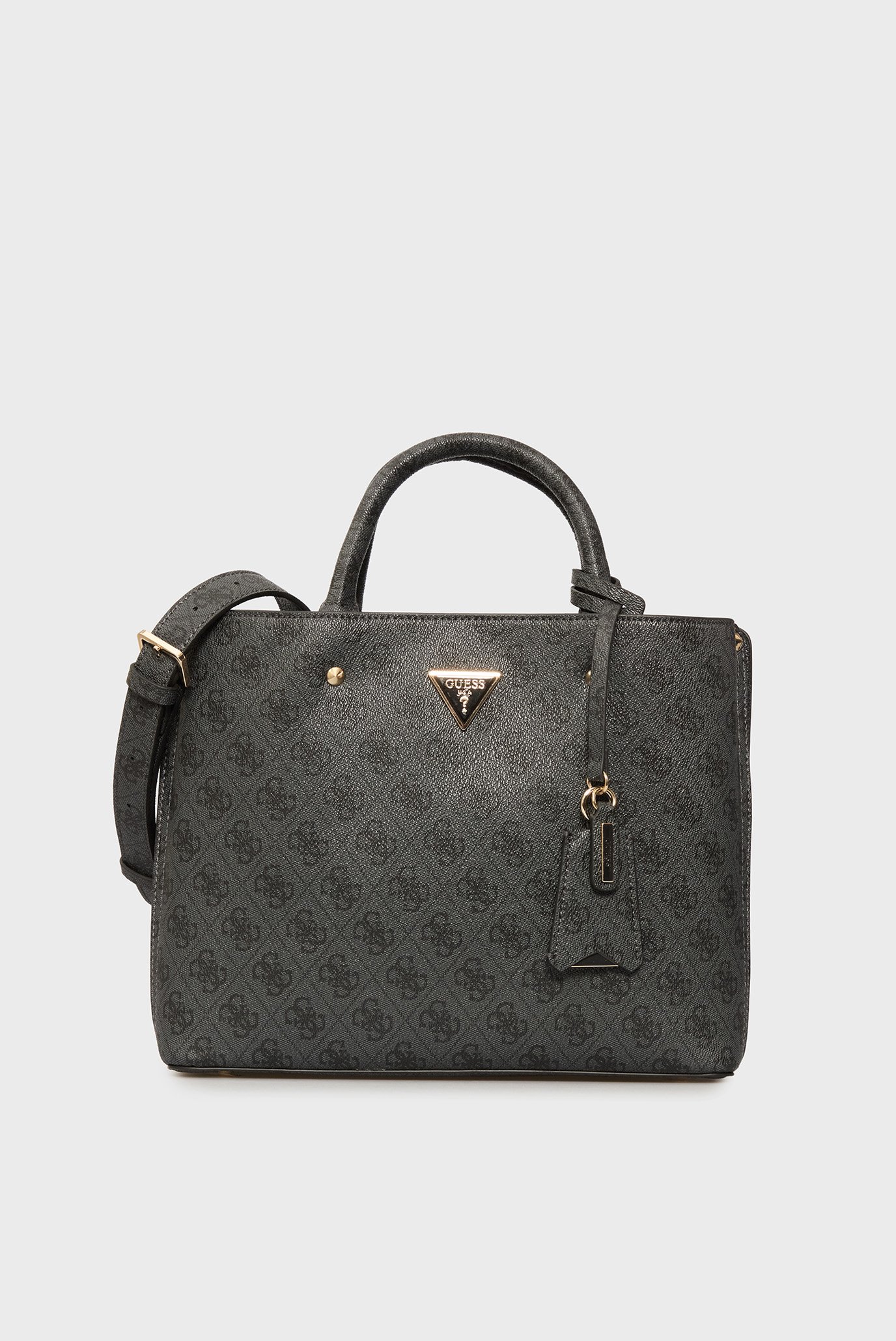 Женская черная сумка с узором MERIDIAN II Черный ONESIZE Guess HWSG6974060 Женская черная сумка с узором MERIDIAN II Черный ONESIZE Guess HWSG6974060