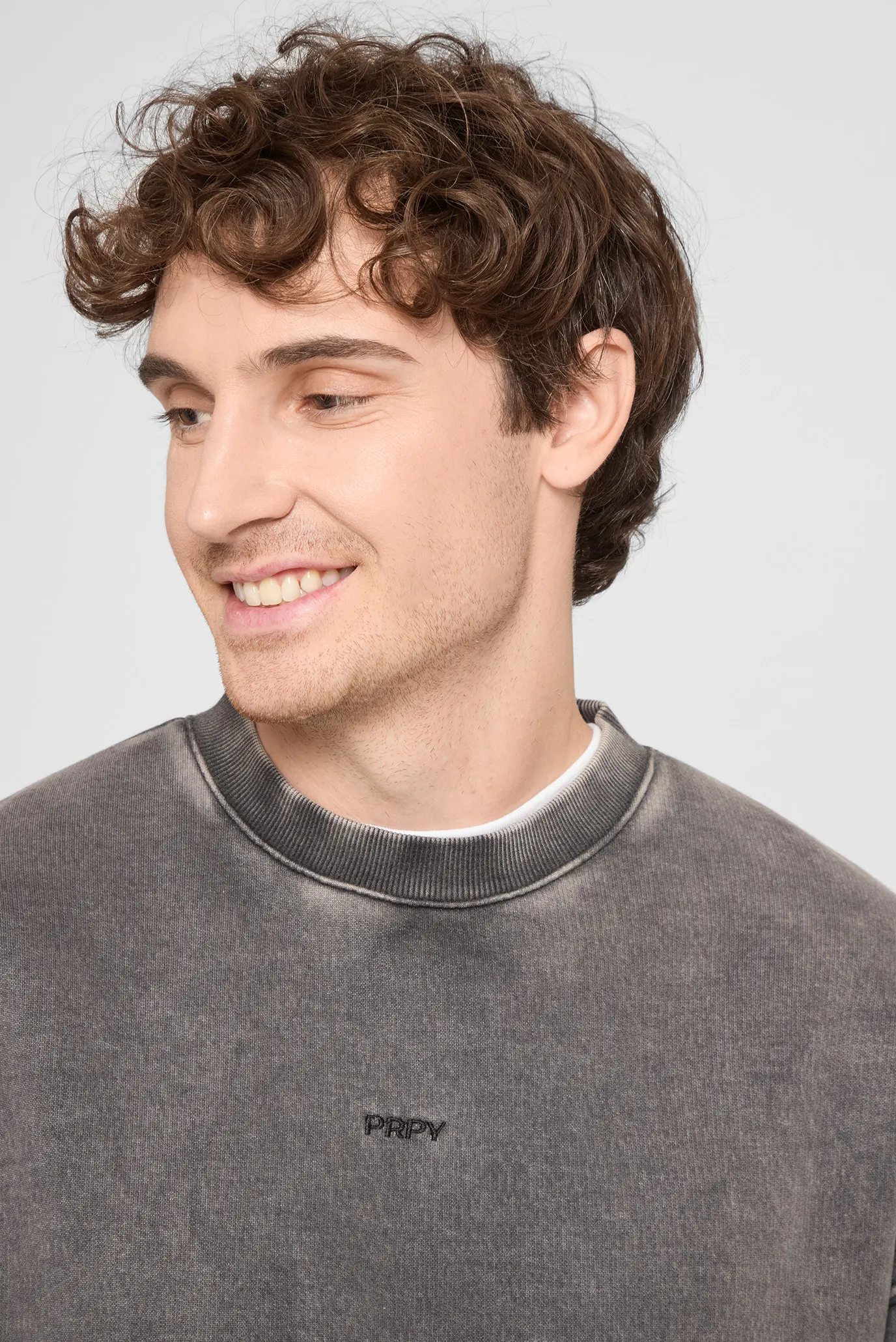 Мужской серый свитшот 5