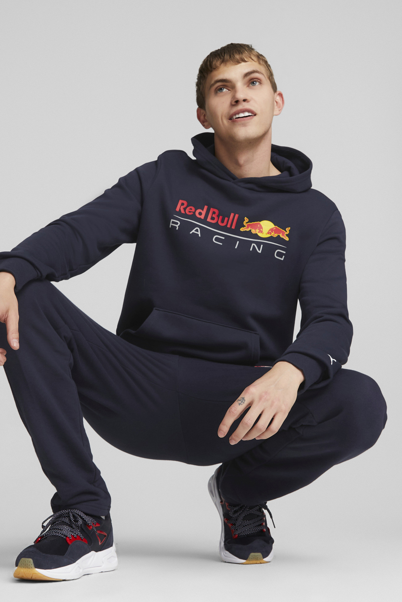 Red Bull Racing Essentials Fleece Hoodie Men PUMA 535002 MD