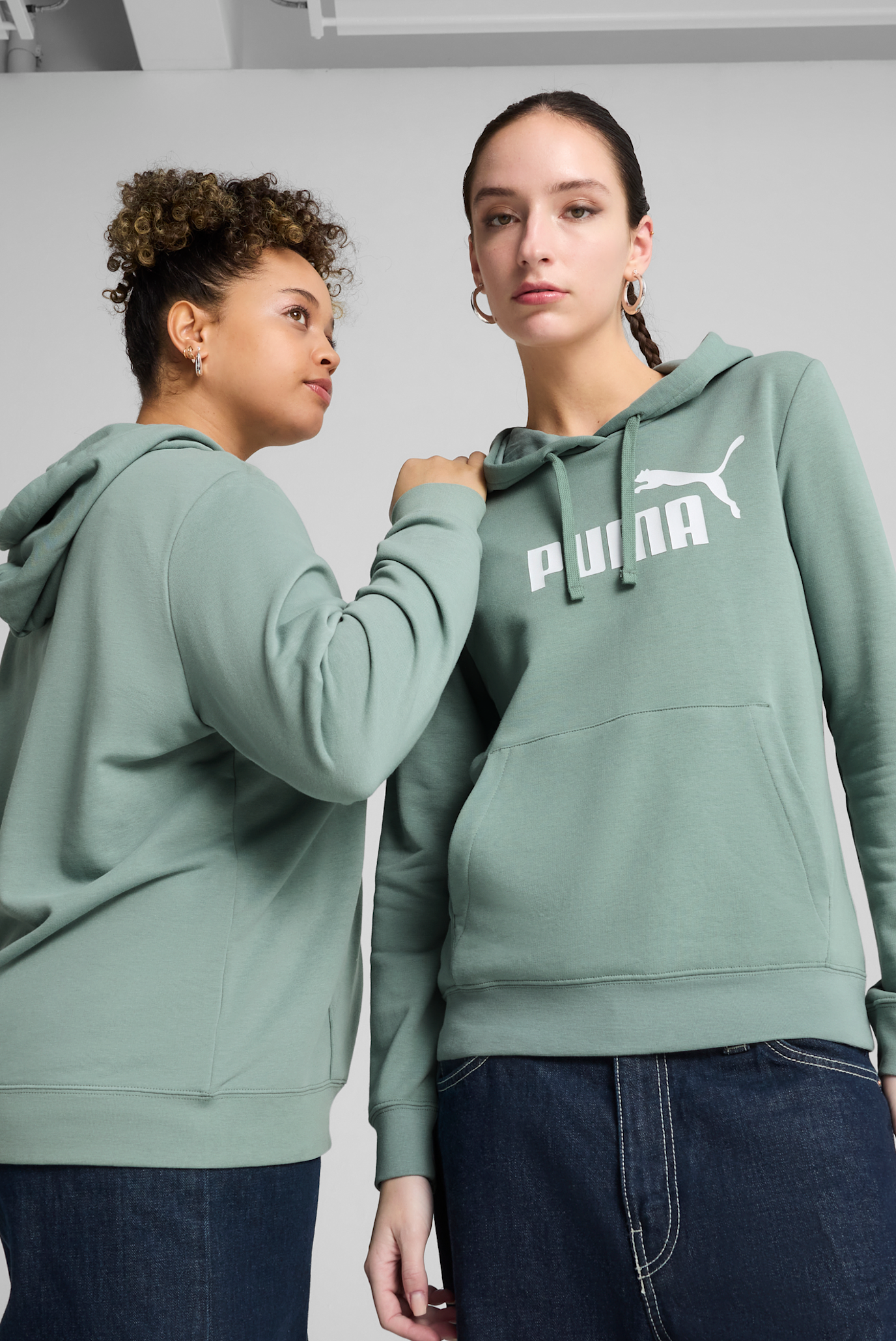 Жіноче м'ятне худі ESS No. 1 Logo Hoodie Women 1