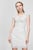 Жіноча біла мереживна сукня