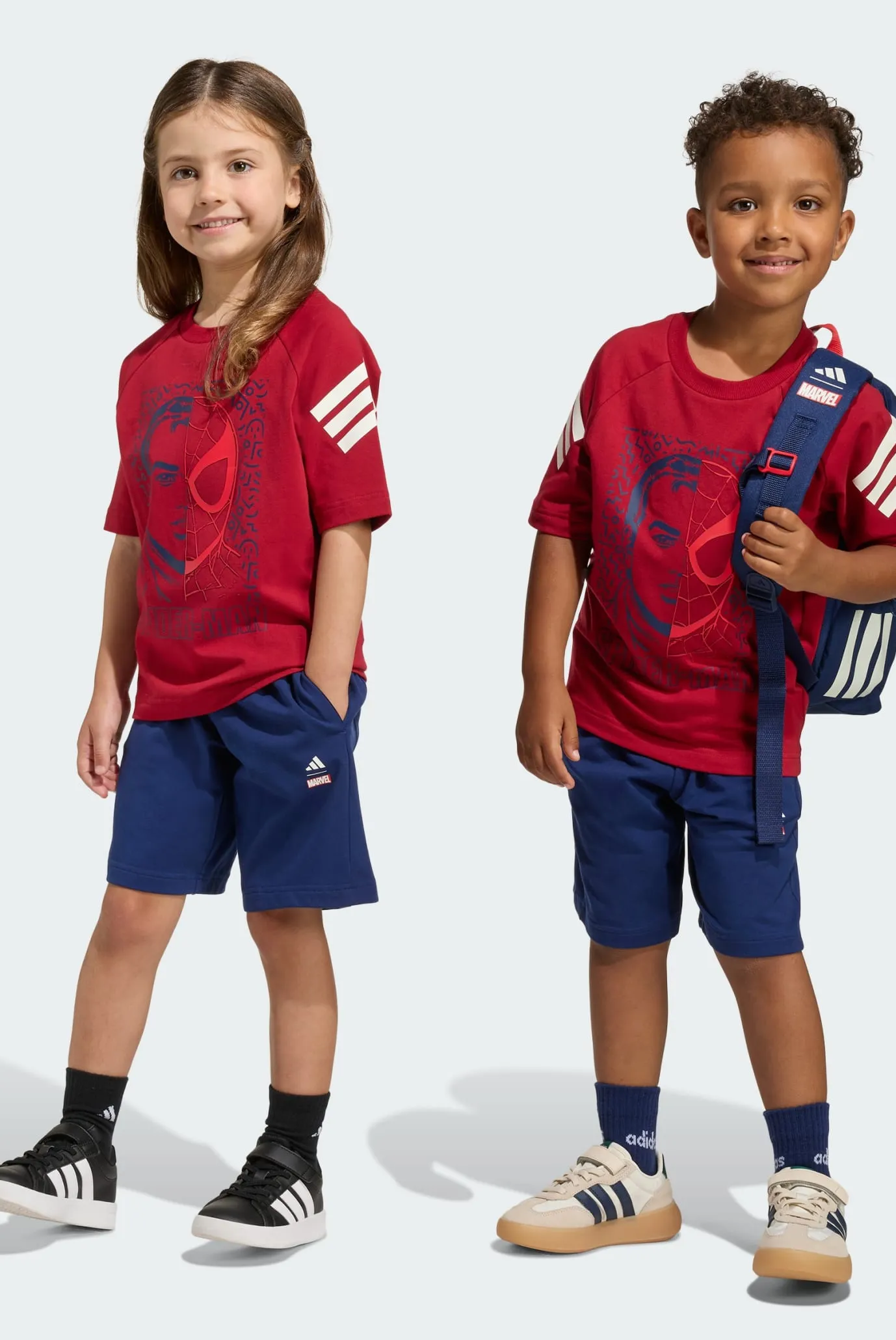 Детский комплект одежды (футболка, шорты) ADIDAS MARVEL SPIDER-MAN ...