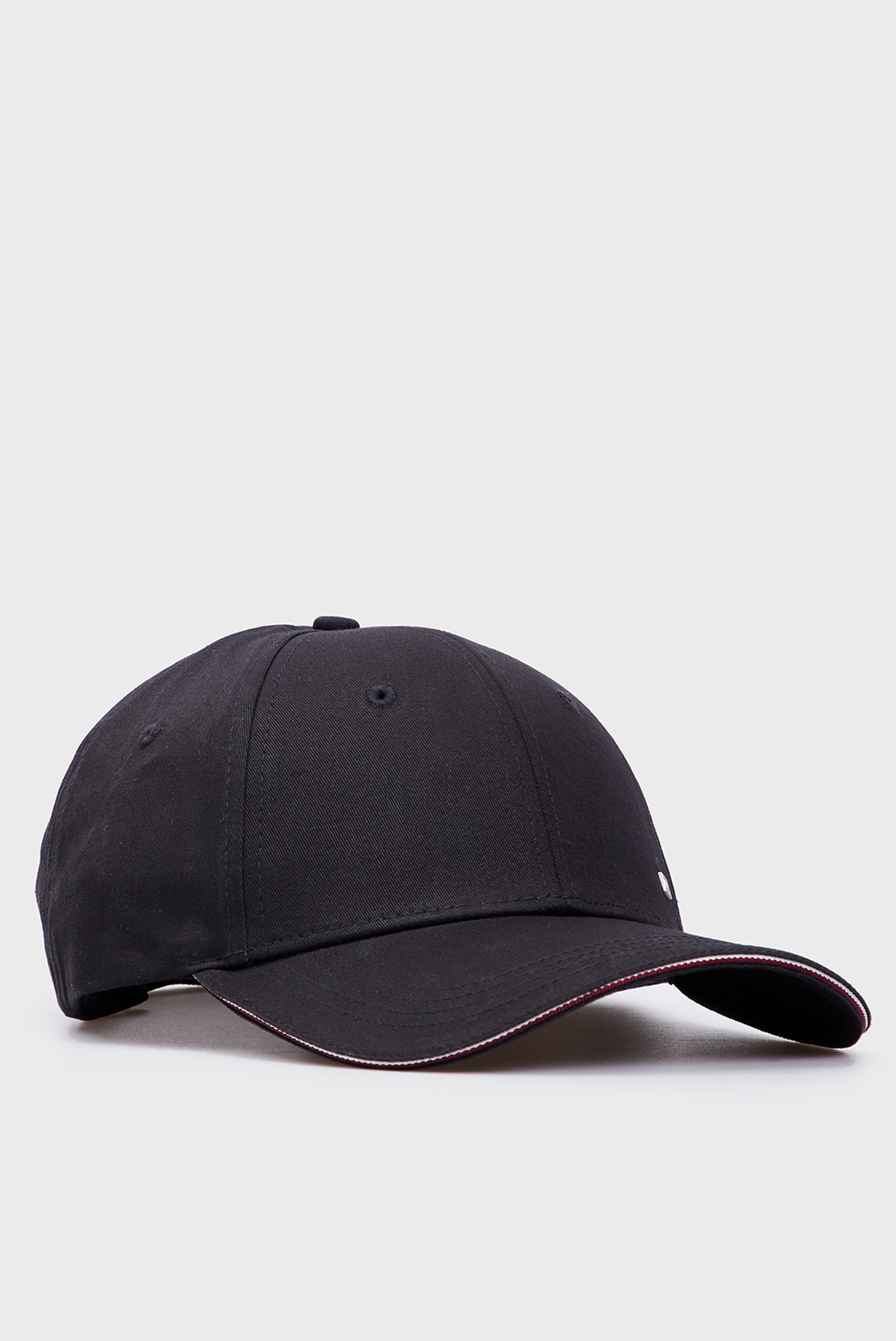 Мужская черная кепка TH CORPORATE COTTON 6 PANEL CAP 1