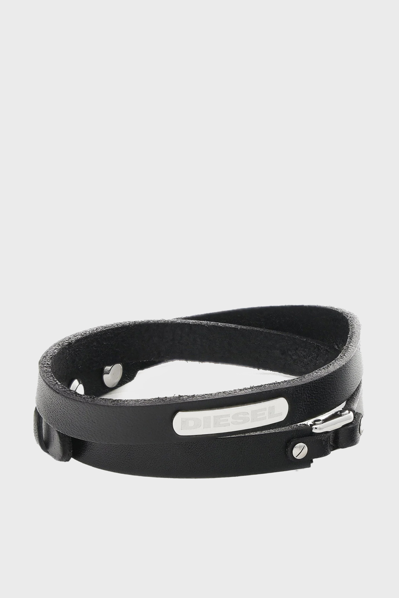 Мужской черный кожаный браслет STACKABLES Черный ONESIZE Diesel DX0971040 Мужской черный кожаный браслет STACKABLES Черный ONESIZE Diesel DX0971040