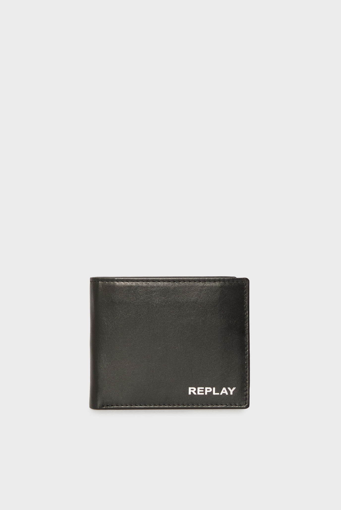 Мужской черный кожаный кошелек Черный ONESIZE Replay FM5345.000.M1202 Мужской черный кожаный кошелек Черный ONESIZE Replay FM5345.000.M1202