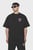 Чоловіча чорна футболка KEYES TERRY BOXY TEE WASHED BLACK