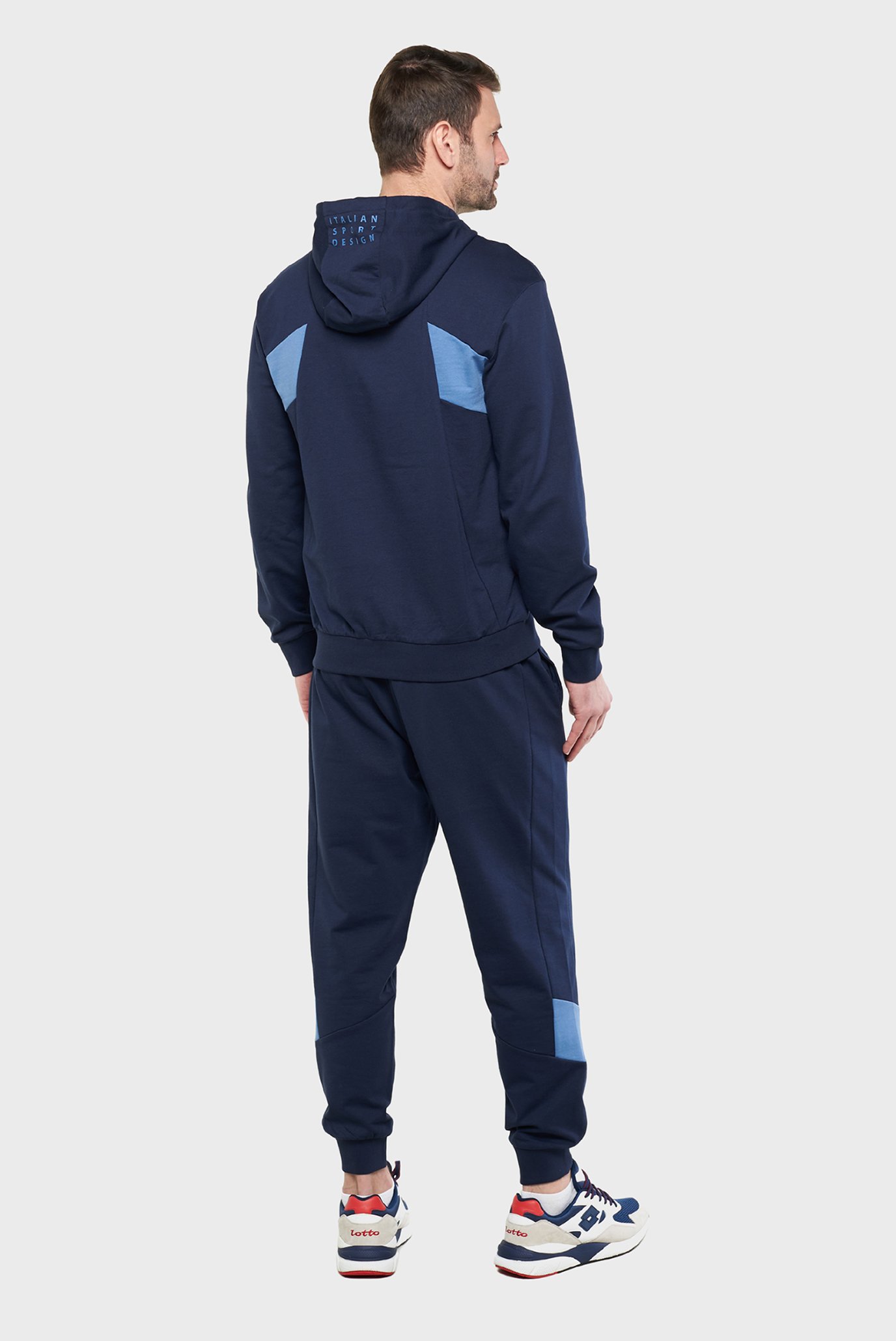 Чоловіче темно-синє худі ATHLETICA PLUS IV SWEAT HD 1