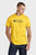 Мужская желтая футболка Distressed old school logo r t