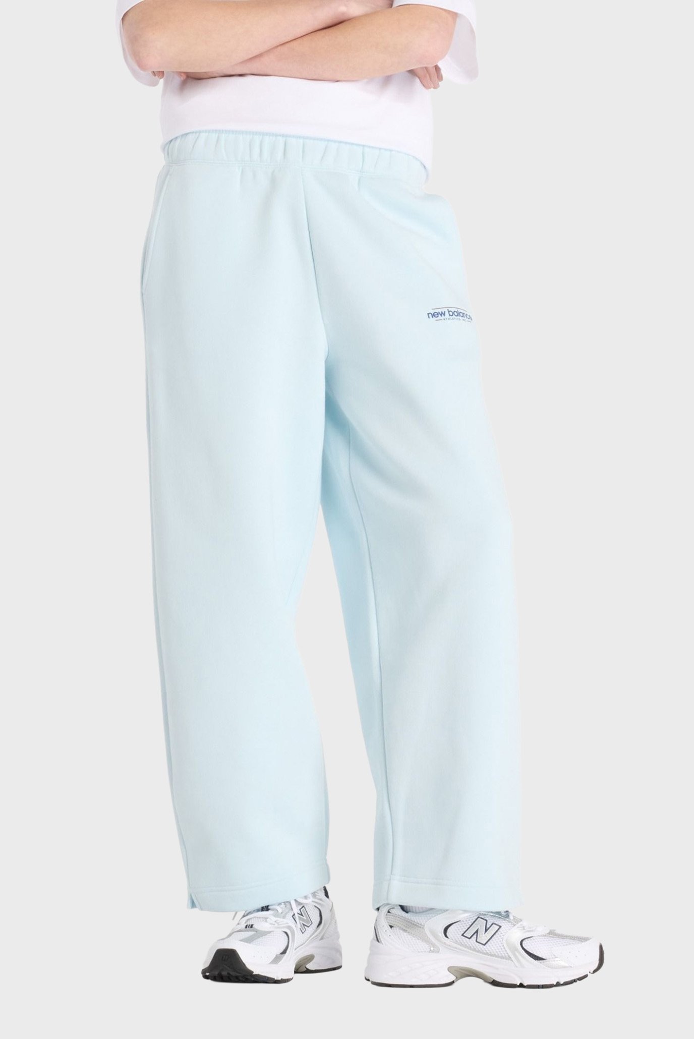 Женские голубые спортивные брюки REIMAGINED Голубой M New Balance WP53505FRL Женские голубые спортивные брюки REIMAGINED Голубой M New Balance WP53505FRL
