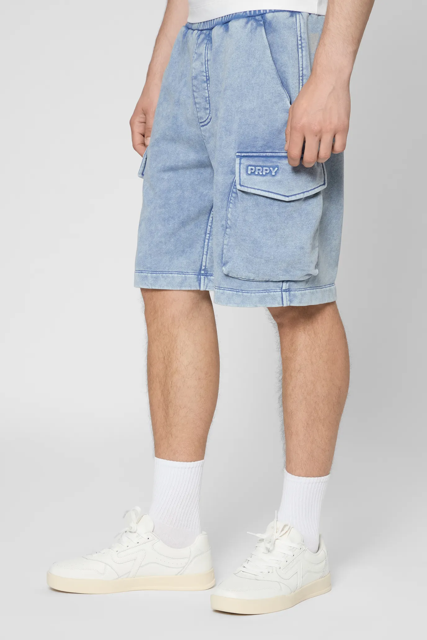 Чоловічі блакитні шорти 3