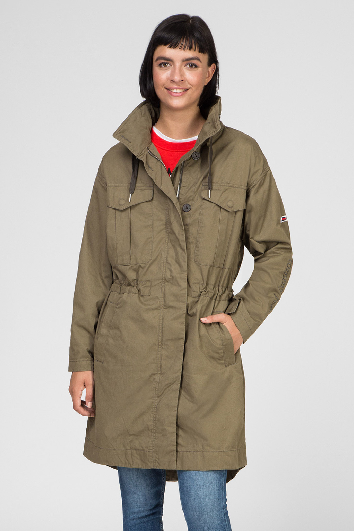 tommy jeans tjw cotton parka