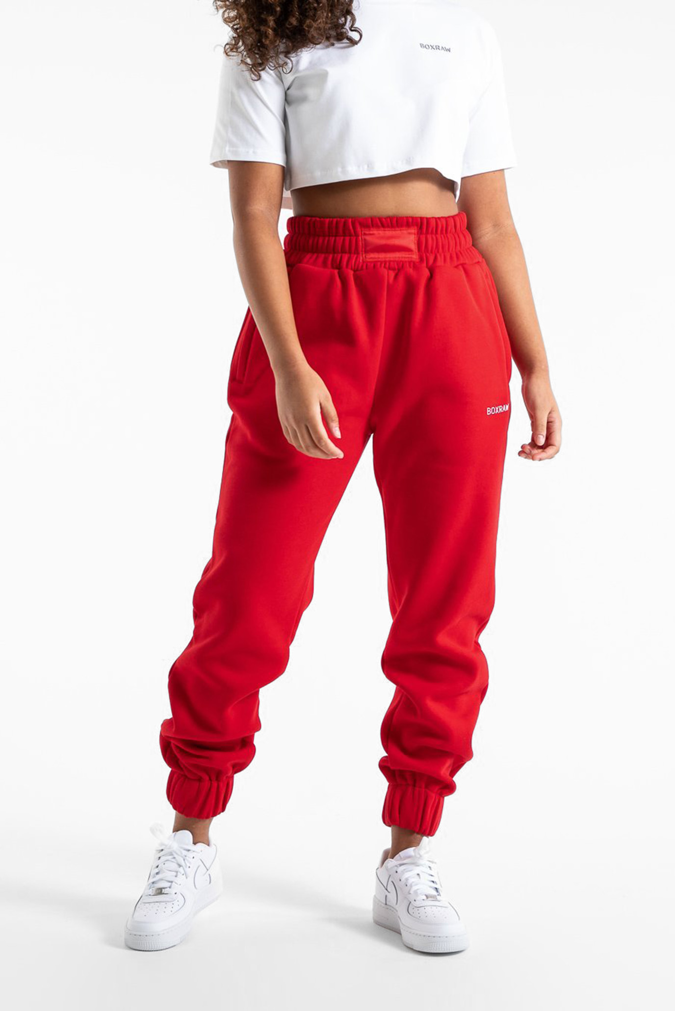 Женские красные спортивные брюки Boxraw Johnson 1