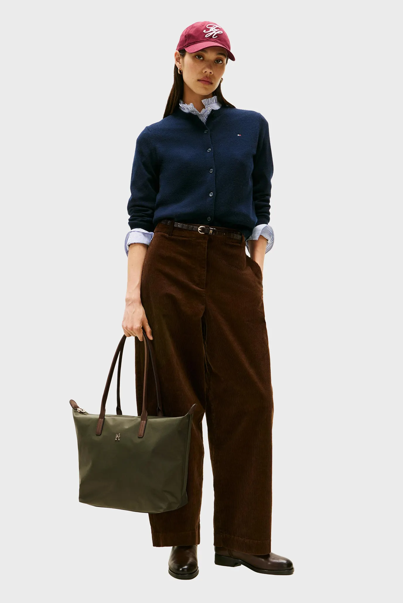 Женская оливковая сумка POPETTE 2