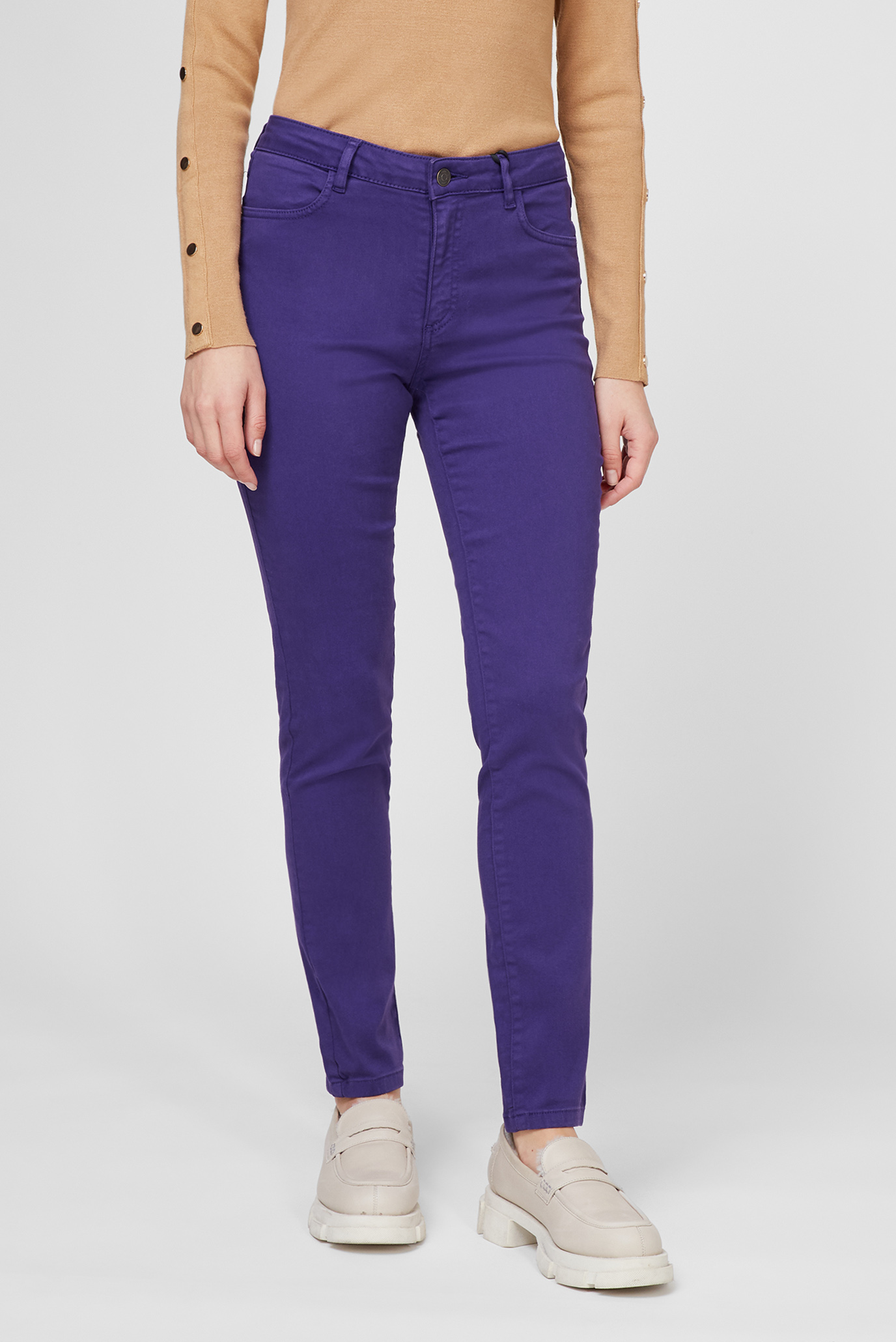 Женские фиолетовые брюки 1