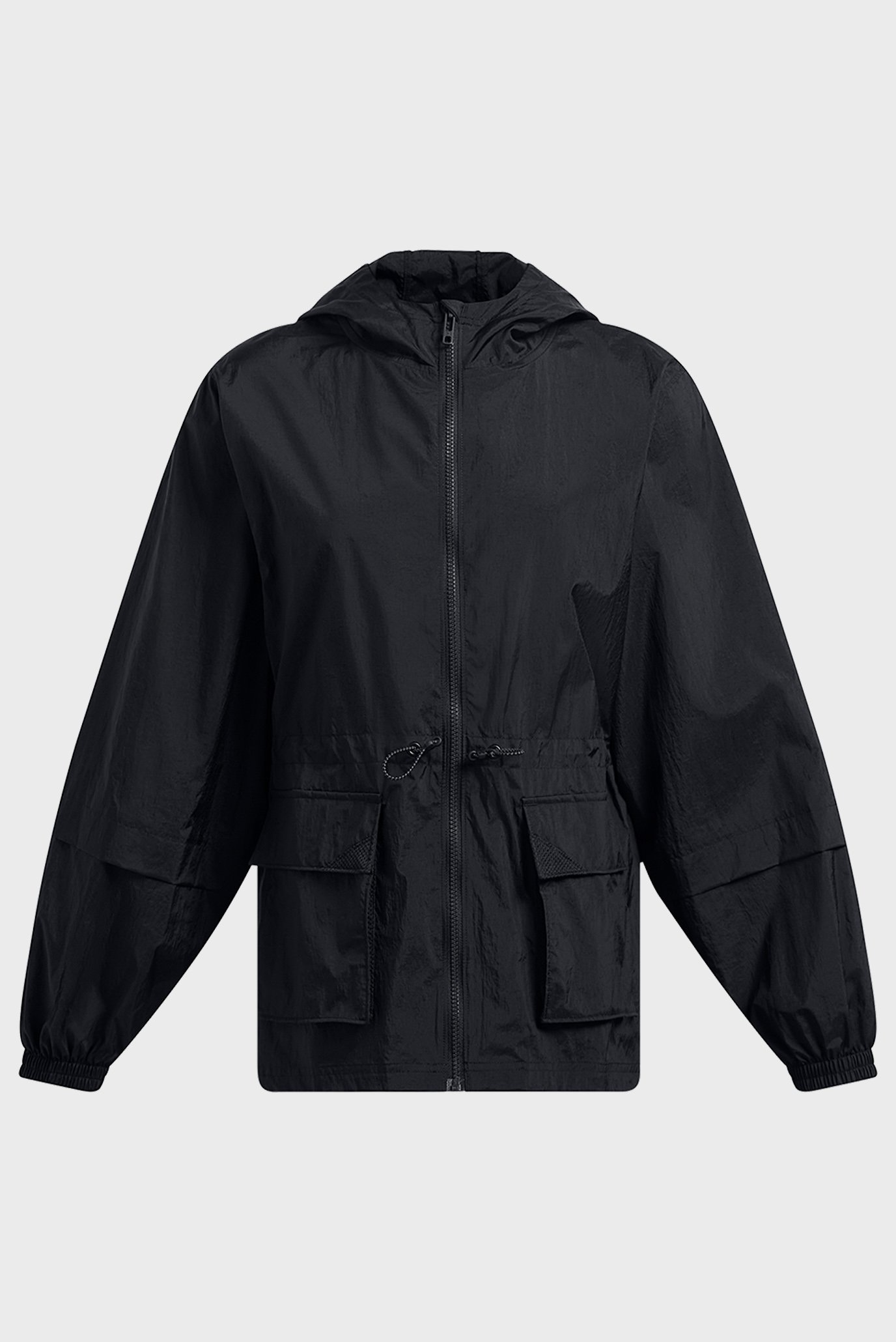 Женская черная ветровка Crinkle Woven Jacket Under Armour