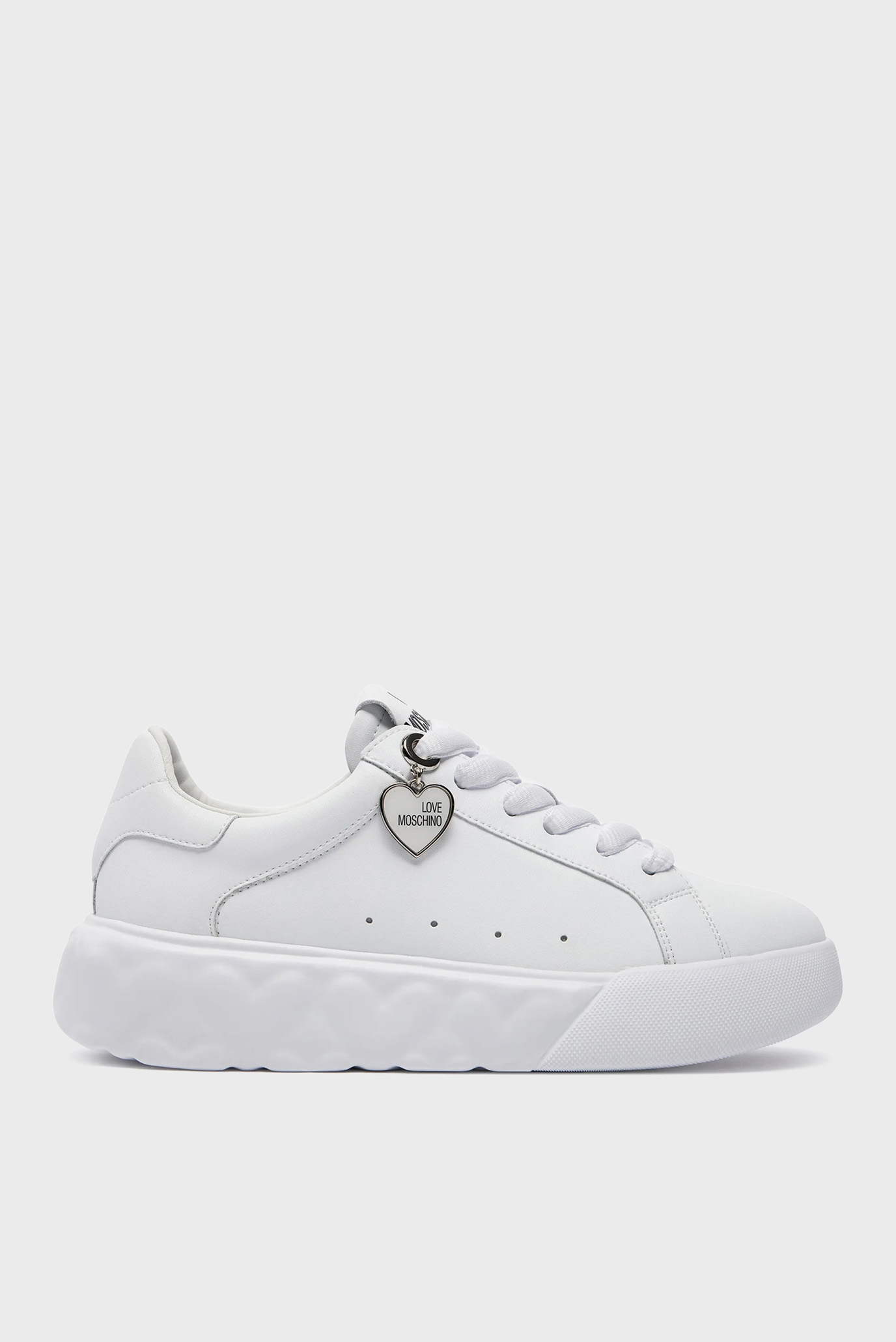 Женские белые кожаные сникерсы Белый 36 Love Moschino JA15564G0IIA0100 Женские белые кожаные сникерсы Белый 36 Love Moschino JA15564G0IIA0100