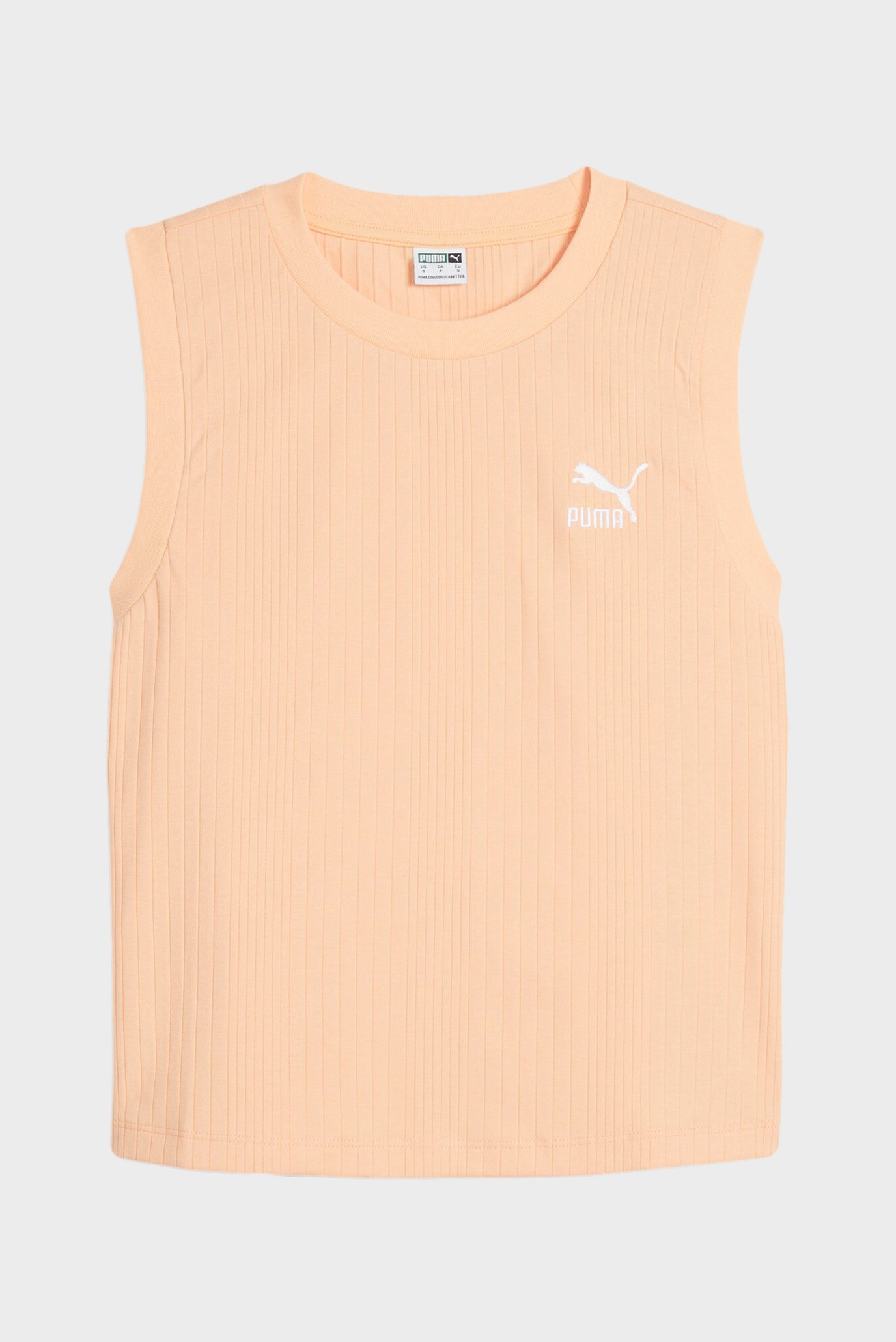 Женская оранжевая майка CLASSICS Ribbed Relaxed Women's Tank 1