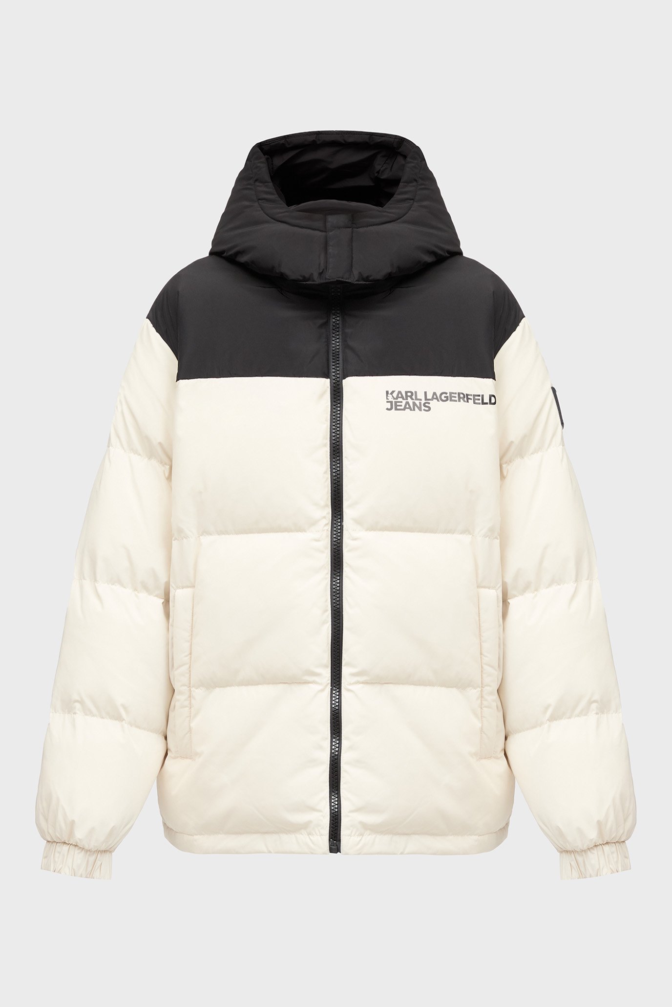 Чоловіча біла куртка KLJ BLOCKED PUFFER JACKET 1