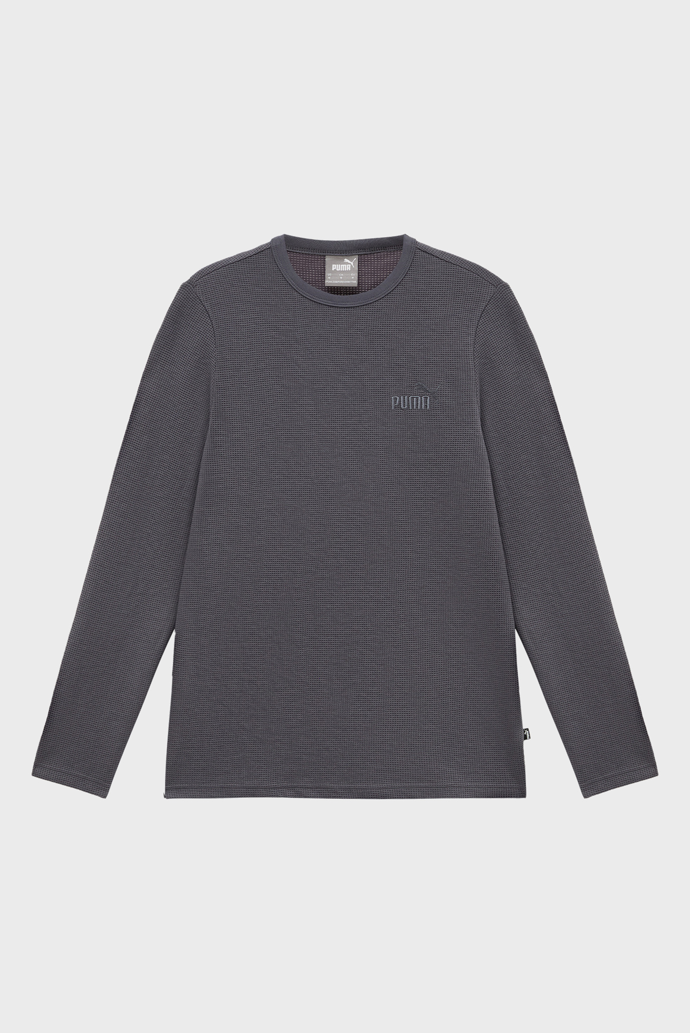 Чоловічий темно-сірий лонгслів ESS ELEVATED Long-Sleeve Tee Men 1