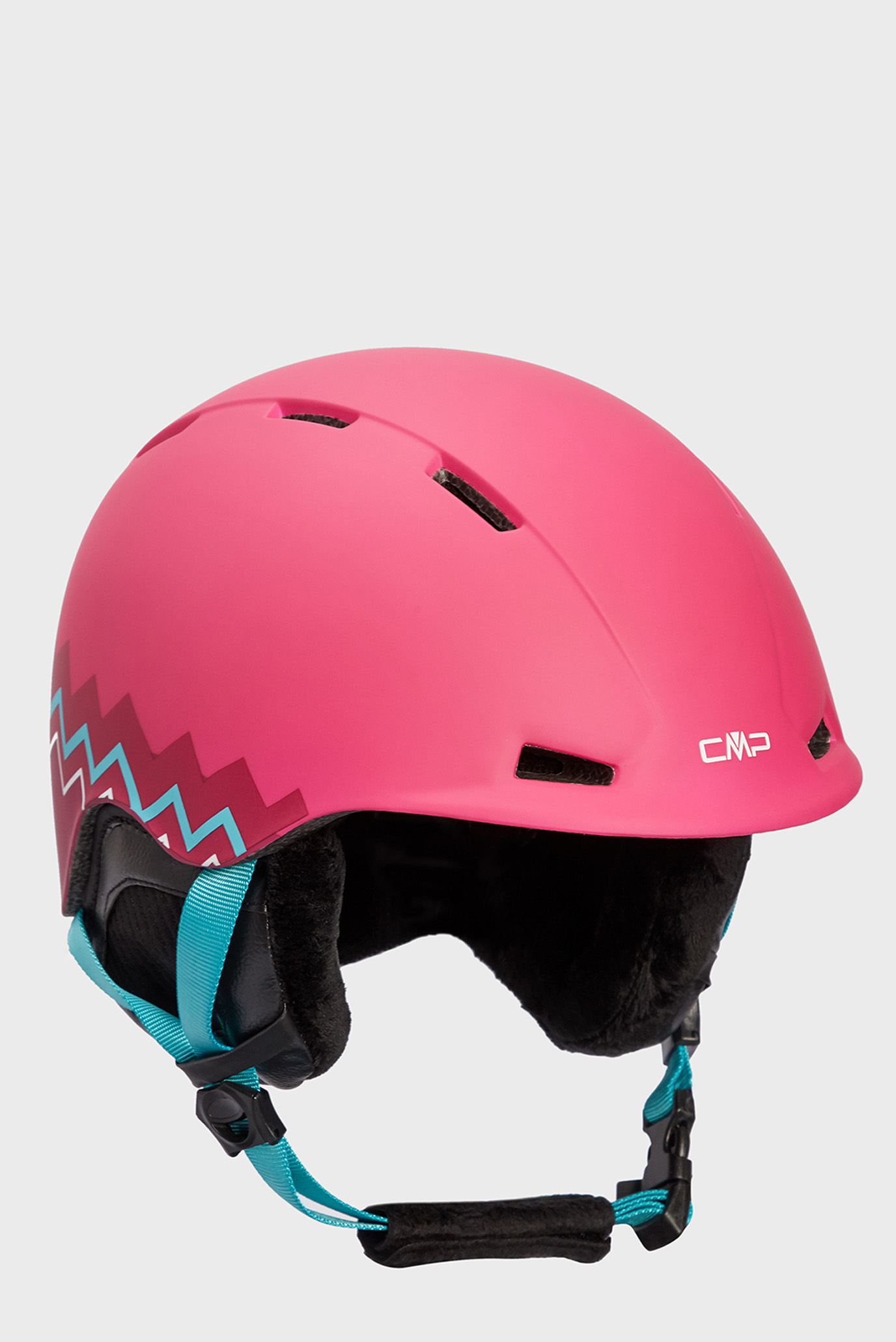 Детский розовый горнолыжный шлем 1