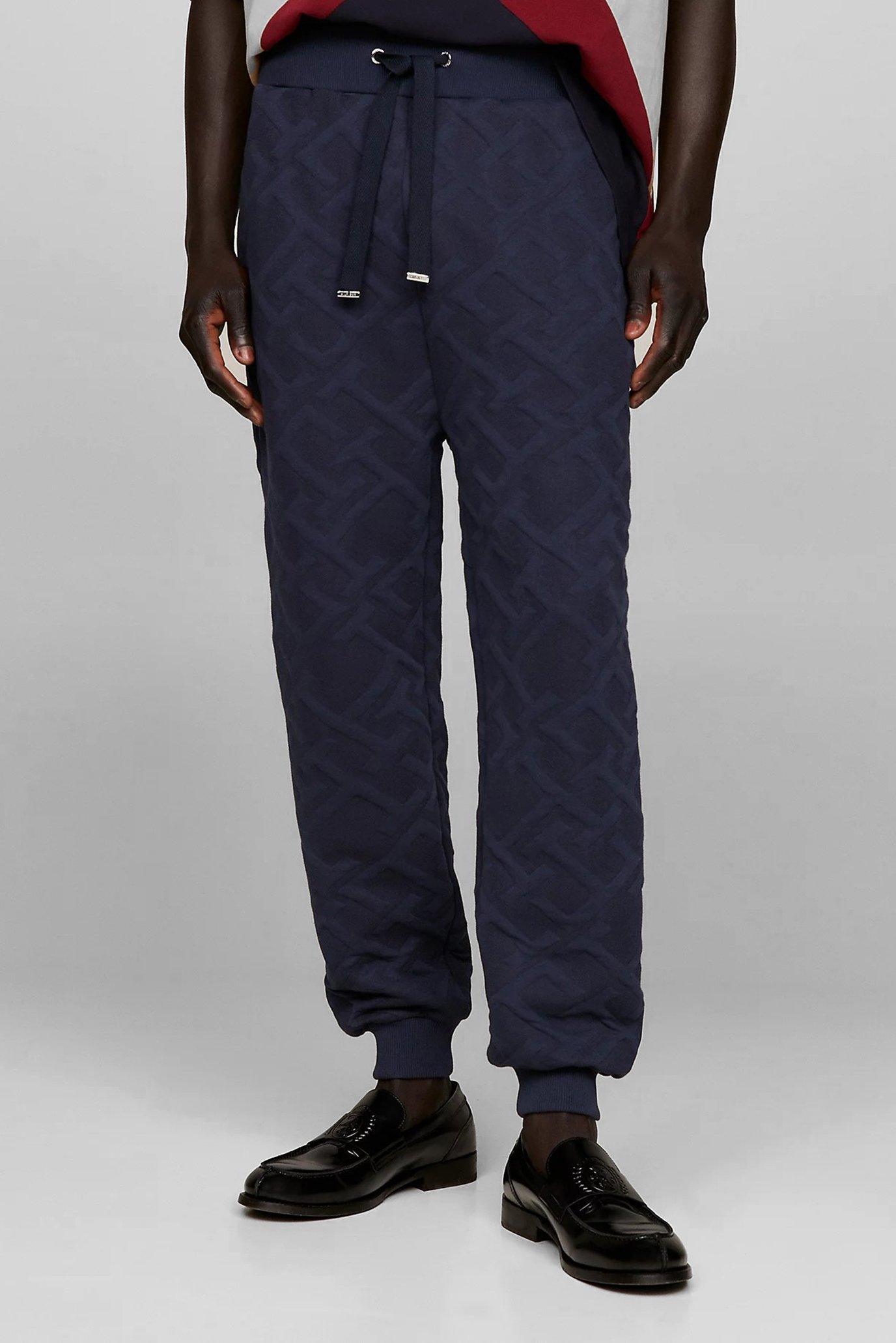 Чоловічі темно-сині спортивні штани з візерунком THC AMD SWEATPANT 1