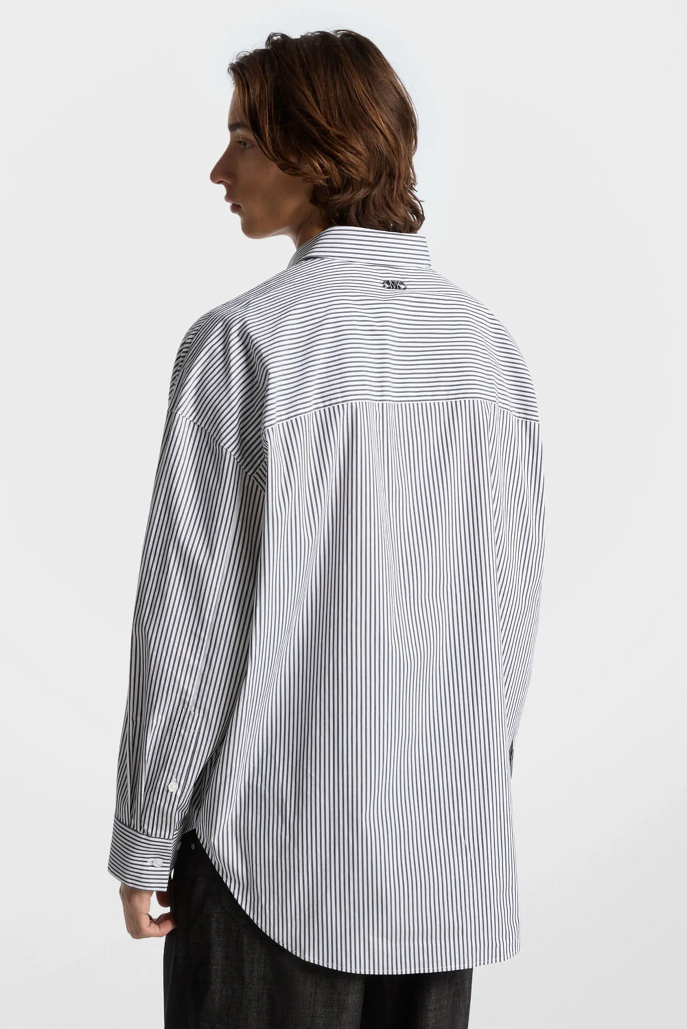 Рубашка в полоску STRIPE POPLIN (унисекс) 5