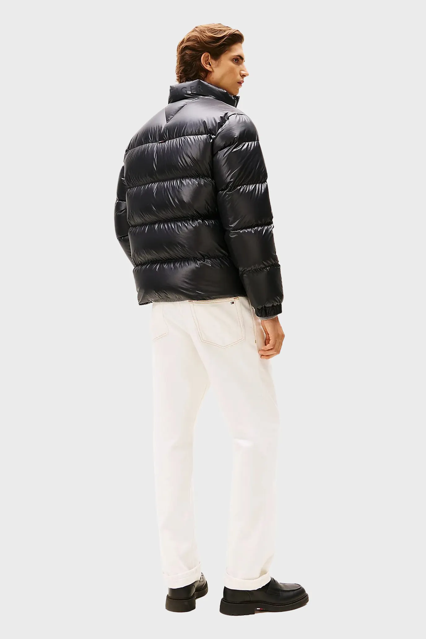 Мужской черный пуховик SHINY 3