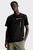 Мужская черная футболка MULTIPLACEMENT TEXT