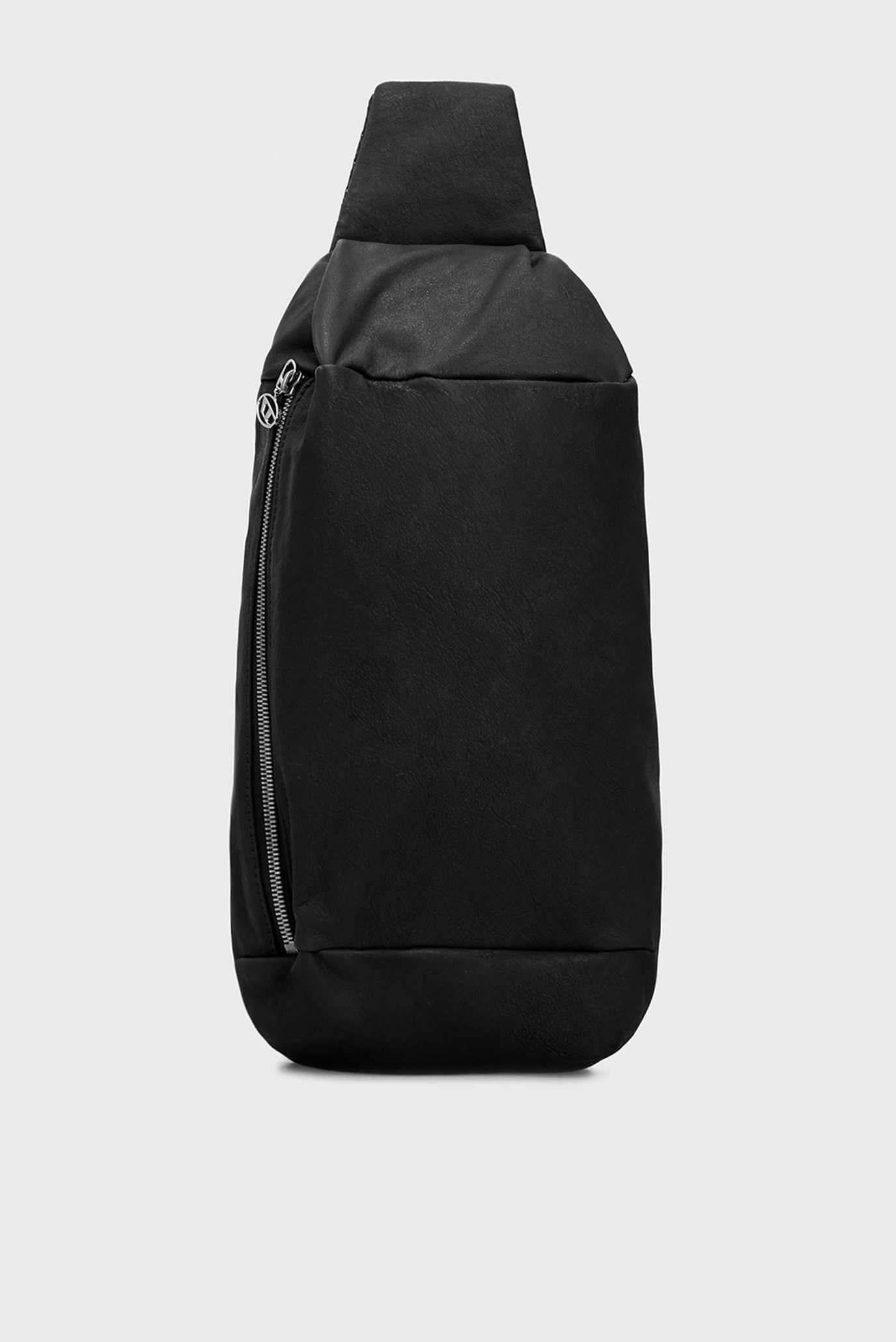 Мужской черный кожаный рюкзак BLAZE / ROX 1