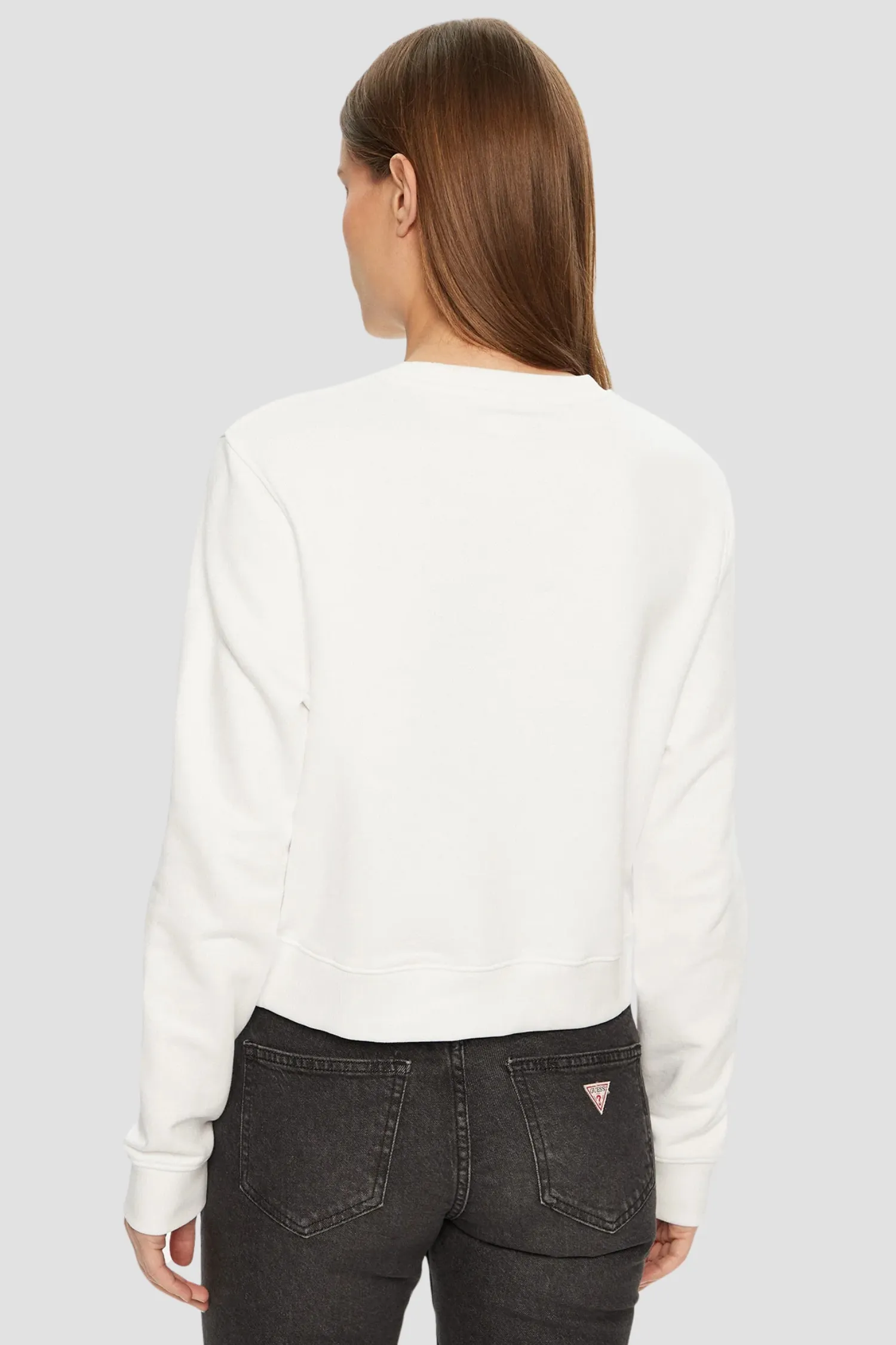 Женский белый свитшот 2