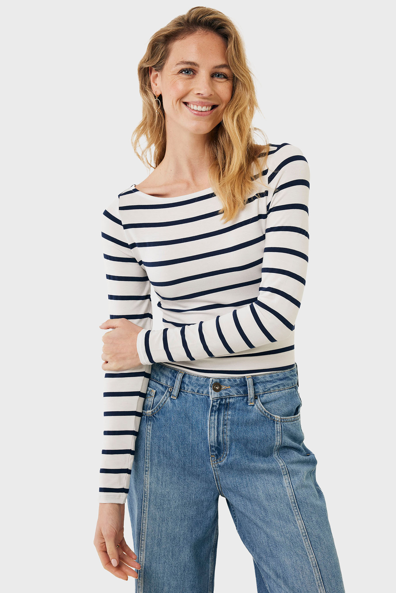 Женский лонгслив в полоску SENNE Boat neck t-shirt long sleeve Разноцветный M Mexx MF007800651W-01 Женский лонгслив в полоску SENNE Boat neck t-shirt long sleeve Разноцветный M Mexx MF007800651W-01