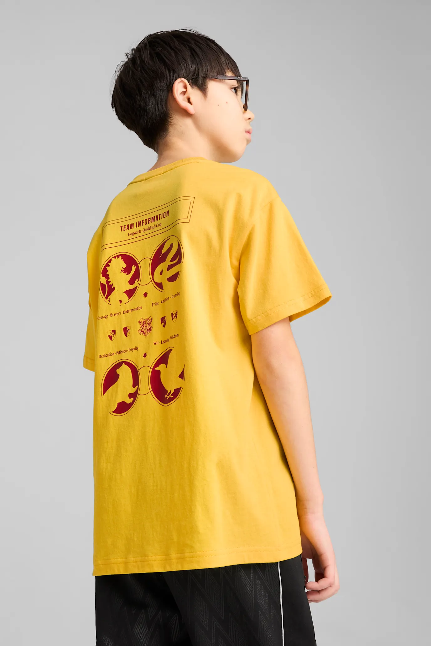 Дитяча жовта футболка PUMA x HARRY POTTER Relaxed Graphic Tee Men 3