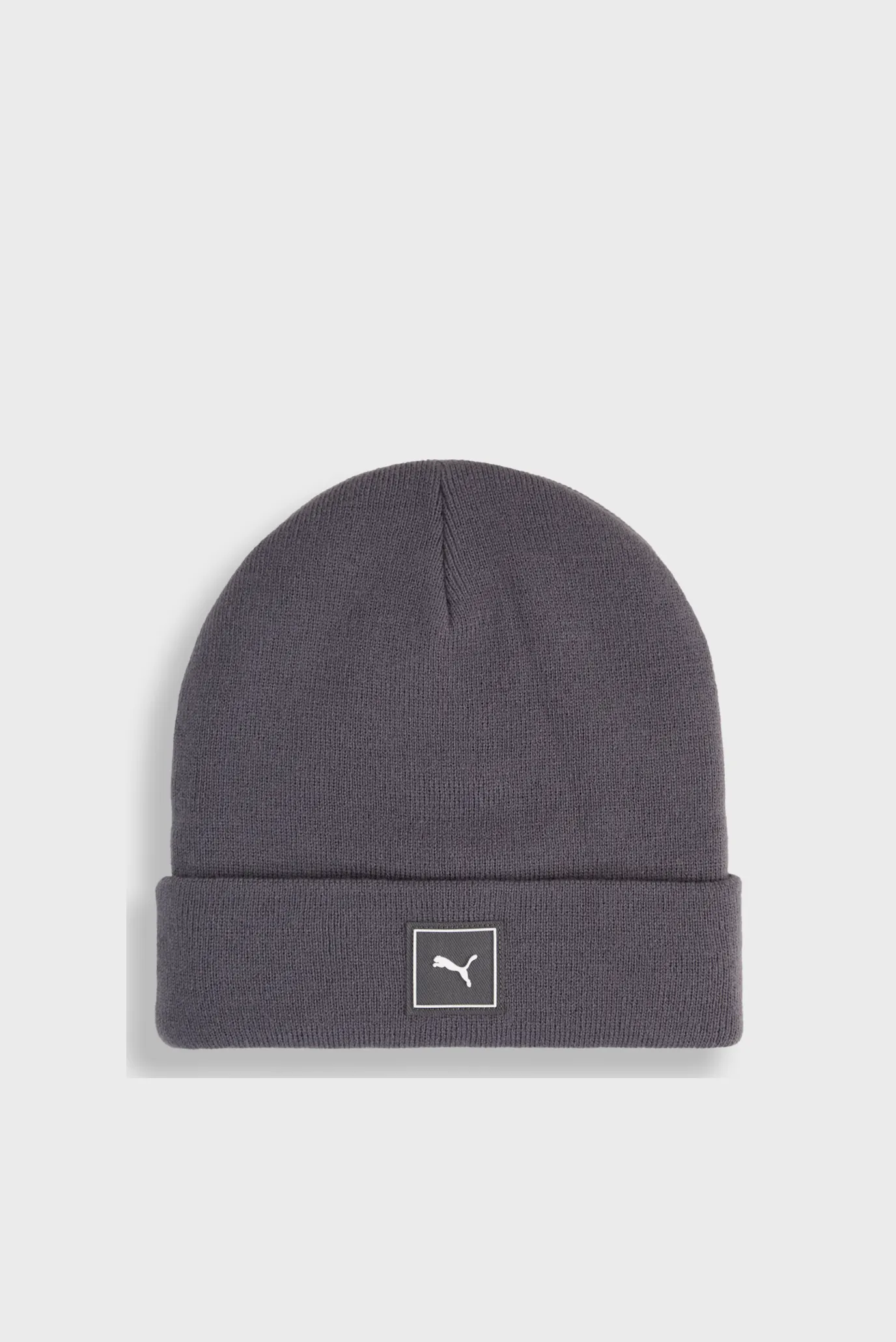 Темно-серая шапка Wardrobe Essentials High Crown Beanie 1