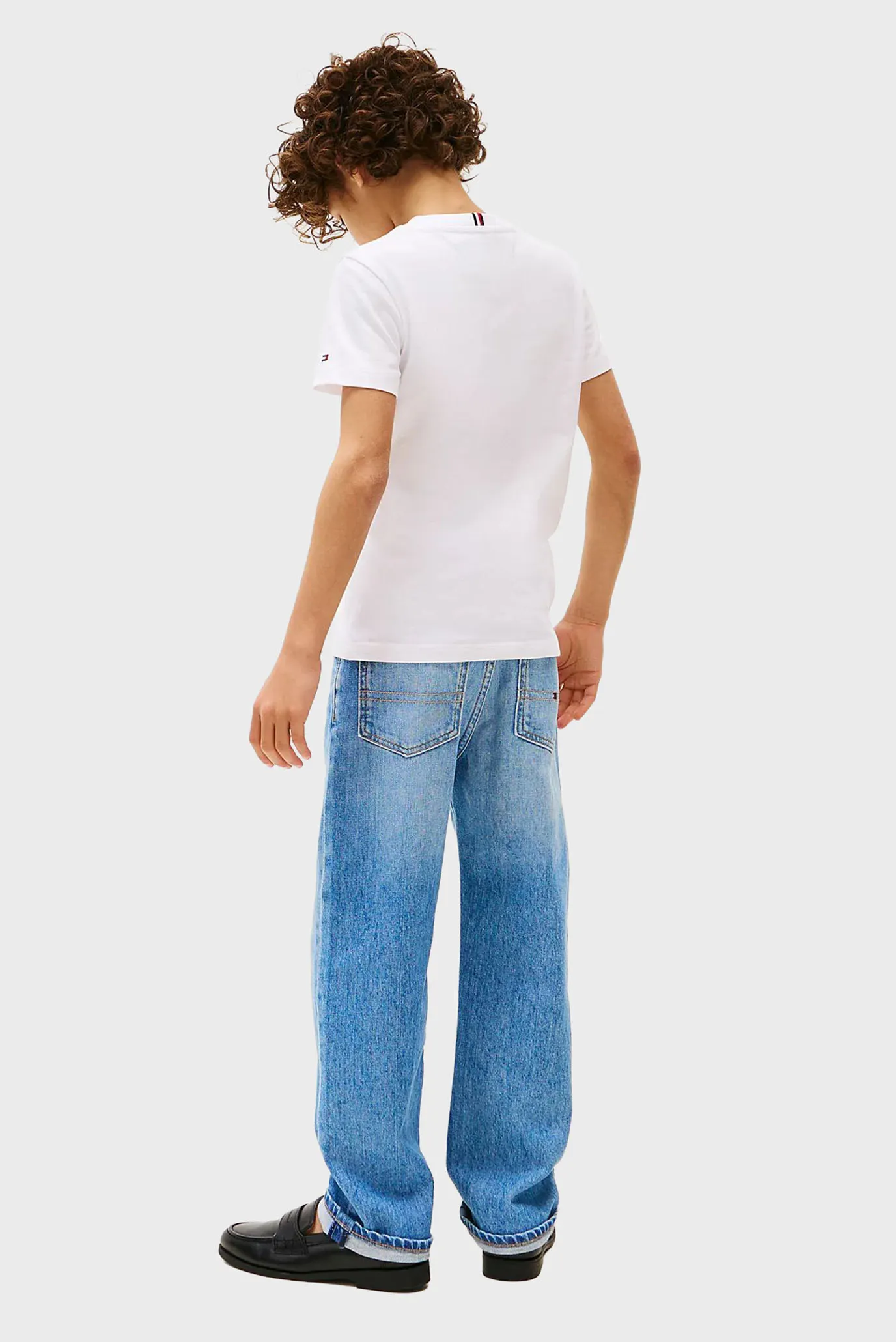 Дитяча біла футболка TEXTURED GRAPHIC 3