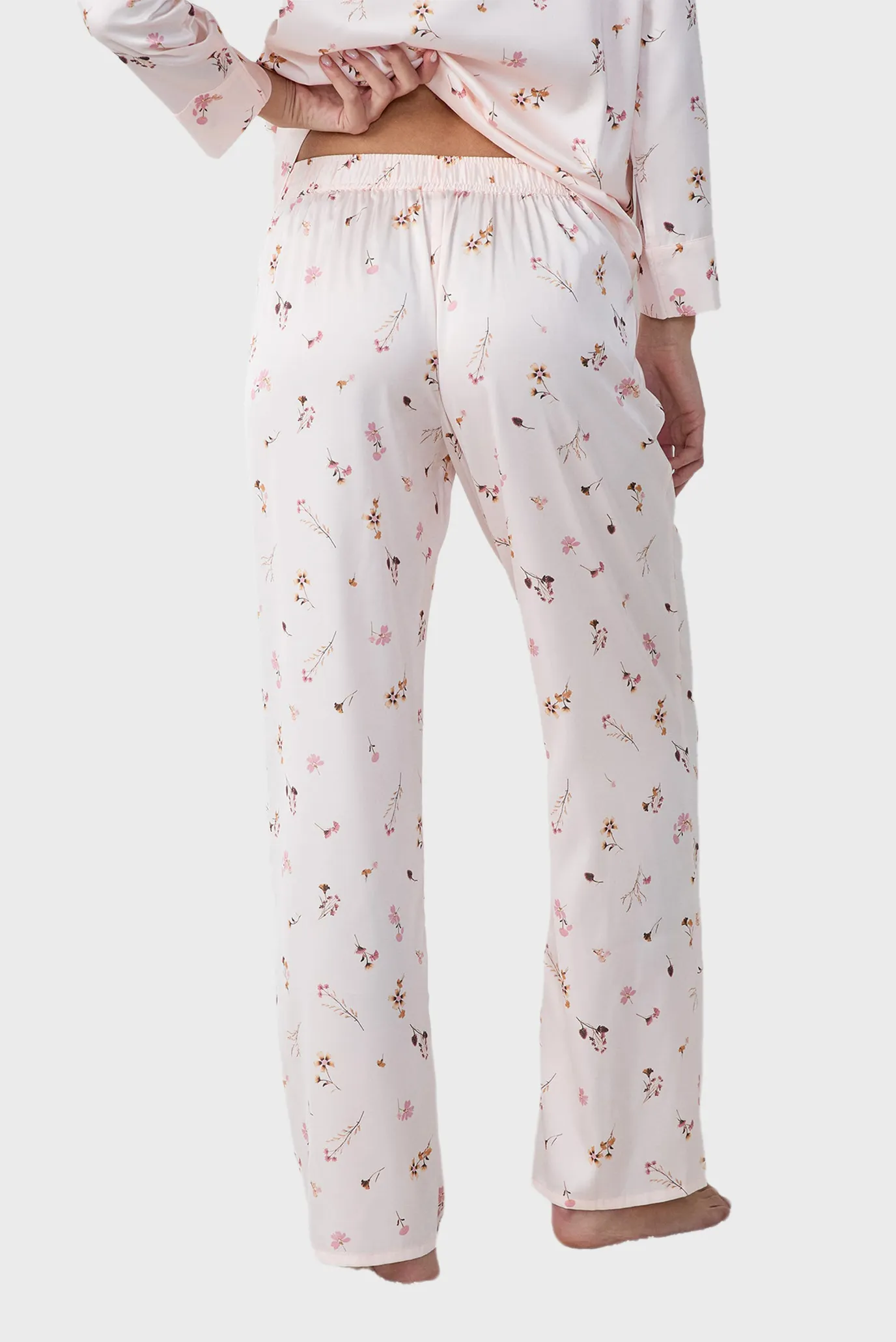 Жіночі рожеві брюки з візерунком RIVER 3