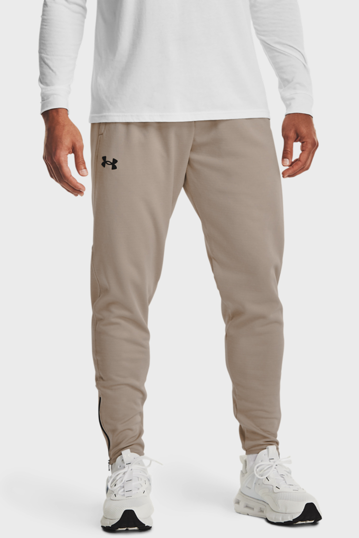 Чоловічі бежеві спортивні штани AF Textured 1