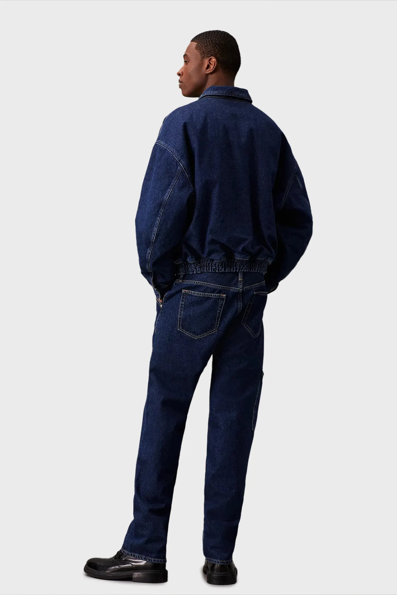 Чоловіча темно-синя джинсова куртка DENIM BOMBER 3