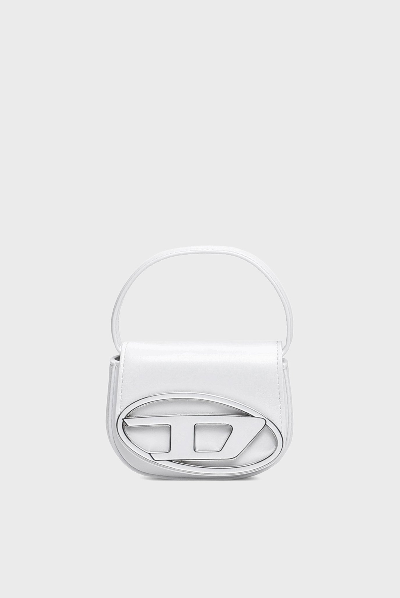 Женская белая кожаная сумка 1DR 1