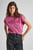 Женская розовая футболка LILITH